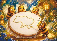 Листівка "Бджілки і Україна" (2) AI