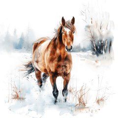 Postcard "Horse" (26-3)