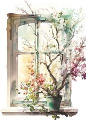 Spring on the windowsill (23-3)