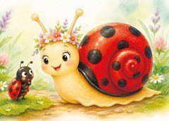 Листівка "Милий равлик" (26-2)