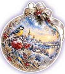 Фігурна листівка "Зима" (26-9)