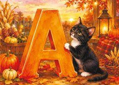 "Ukrainian Alphabet &ndash; A" Postcard