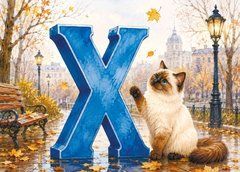 "Ukrainian Alphabet &ndash; H" 2 Postcard