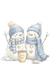 Postcard "Winter" (26-50) (AI) (design paper)