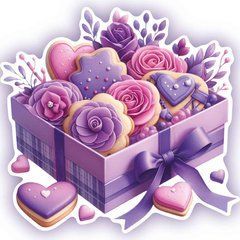 Shaped card "Box of Sweets" (1)