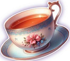 Фігурна листівка "Чашка" (2)