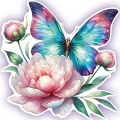 Figured card "Butterfly"