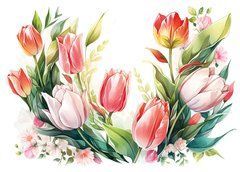 Bouquet of tulips