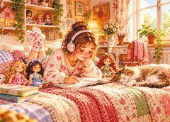 "A Cat's Life" Postcard (26-102)