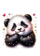 Postcard "Cute Panda" (25-2)