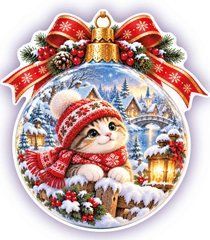 Die-cut Greeting Card "Winter" (26-17)