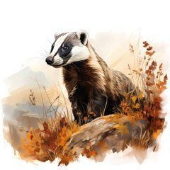 Postcard "In the Autumn Forest" (25-1)