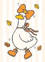 "Geese" Postcard (26-6)